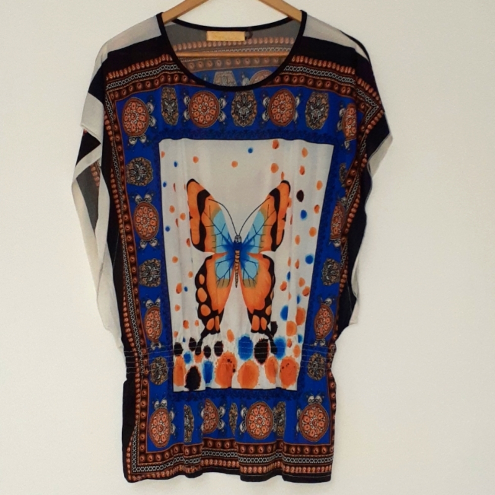 Beautiful festive butterfly blouse